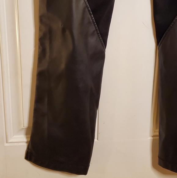 💎 Faux and stretch fabric leggings Pamela Maccoy. Size 1X - Picture 4 of 7